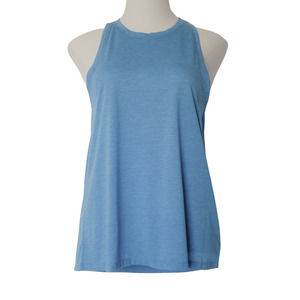 Blue Workout Crew Neck Sleeveless Tank top Sz M